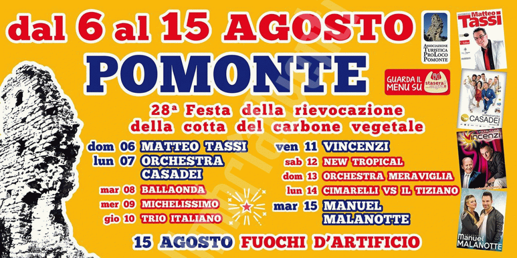 28° Festa dei rievocazione della cotta del carbone vegetale